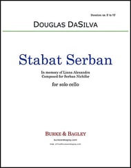 Stabat Serban for Solo Cello P.O.D. cover Thumbnail